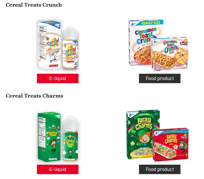 E-Liquid Branding Labeling Cartoon